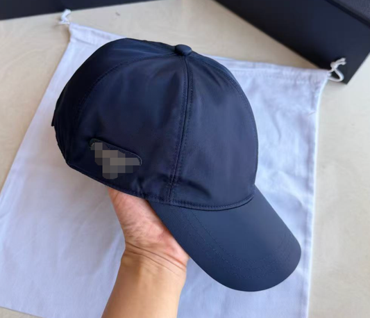 High-end navy blue casual hat