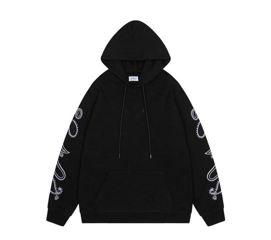 Black Long Slevee Hoddies