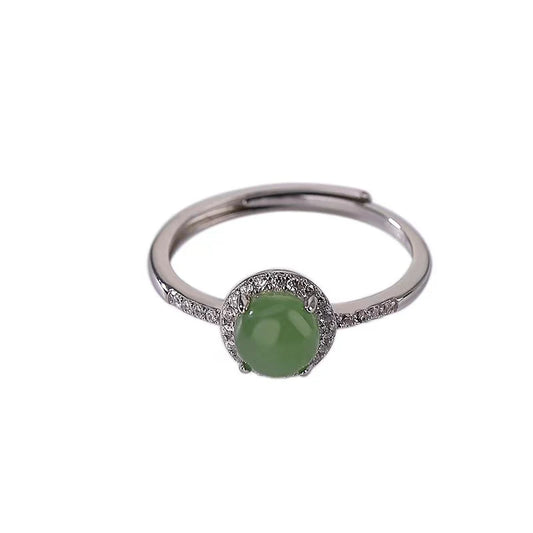 Green Jade Ring - Inner Peace