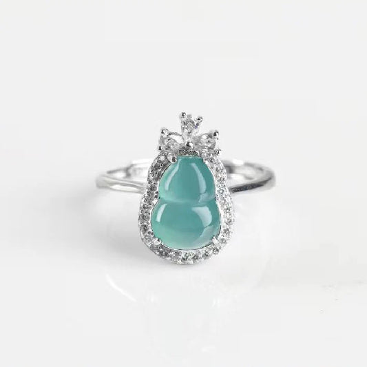 Fengshui Calabash Lucky Jade Ring