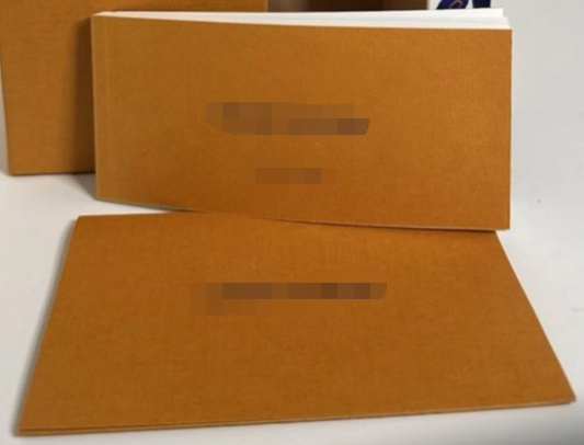 Folded cardstock