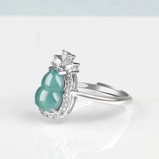 Fengshui Calabash Lucky Jade Ring