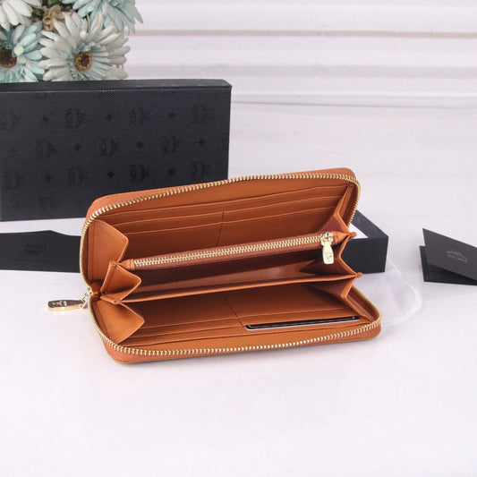 ブラウンレザーウォレット