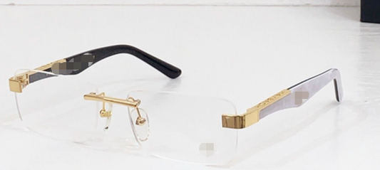 High-end business rimless glasses