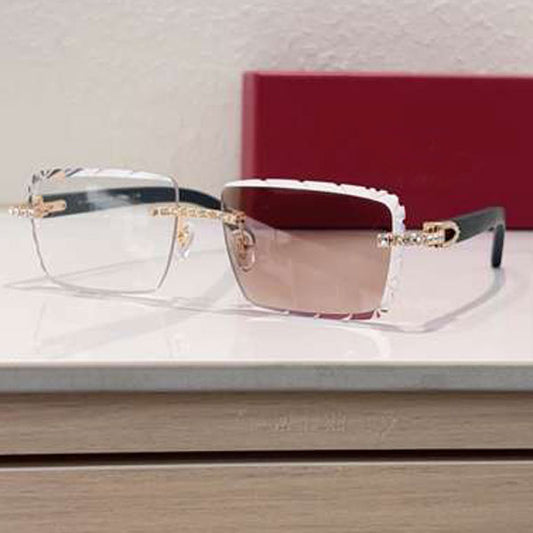 トランジショナルブラウンレンズの処方サングラス