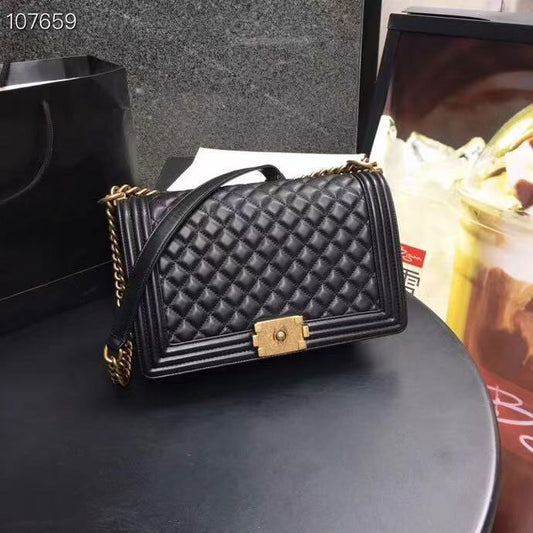 Black Leather Bags for Women