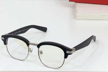 Retro-Brille mit schwarzem Metallrahmen