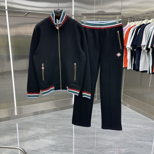 Survêtement noir haut de gamme